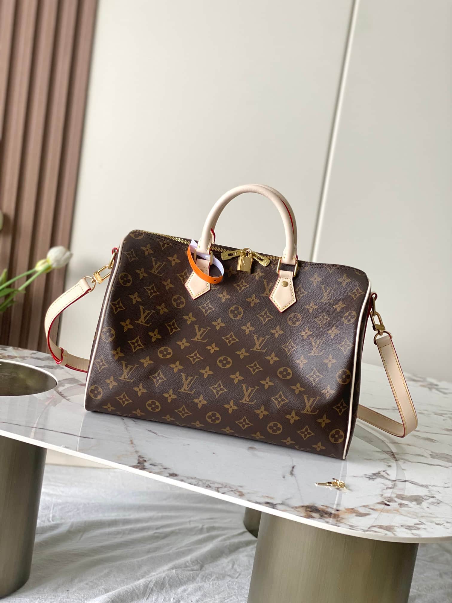 Louis Vuitton Speedy Bandoulière 35 Bag Monogram coated canvas M46981 High