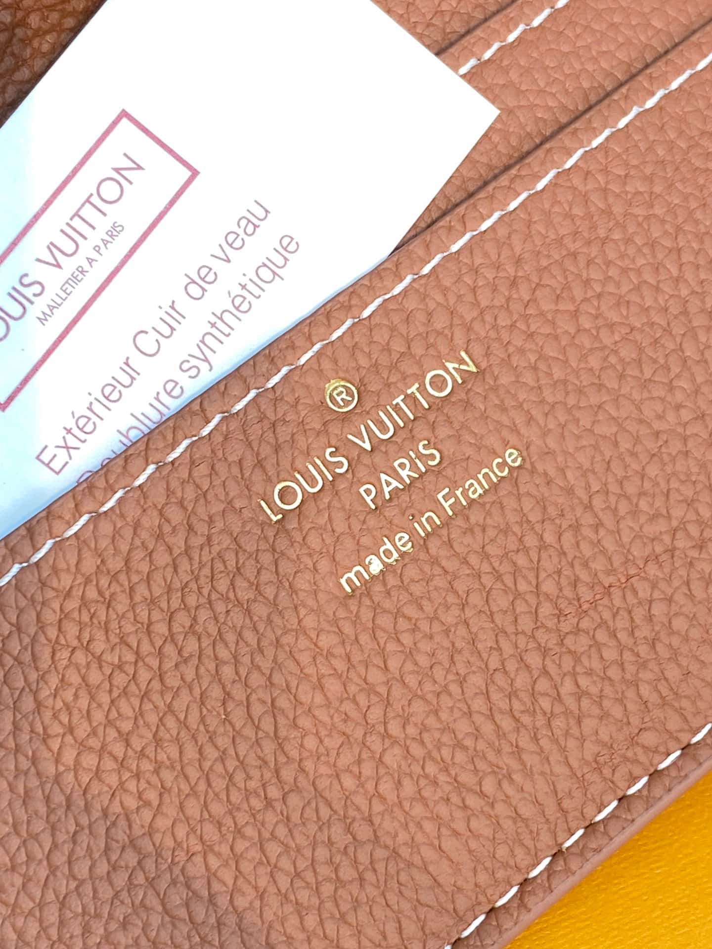 Louis Vuitton Low Key Compact Wallet Cognac Smooth calfskin M12148 High