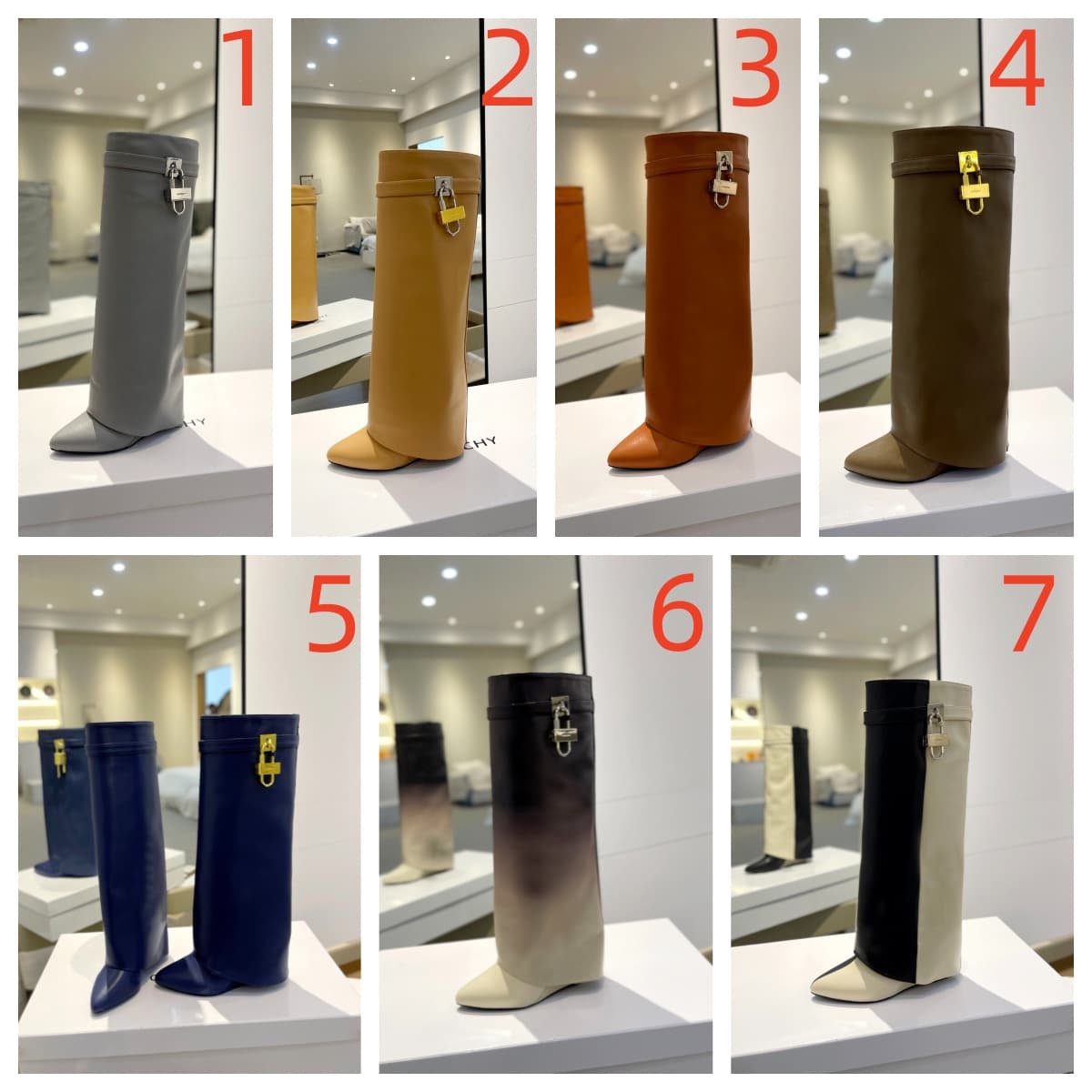 Givenchy Knee-High Boots Shoes Women