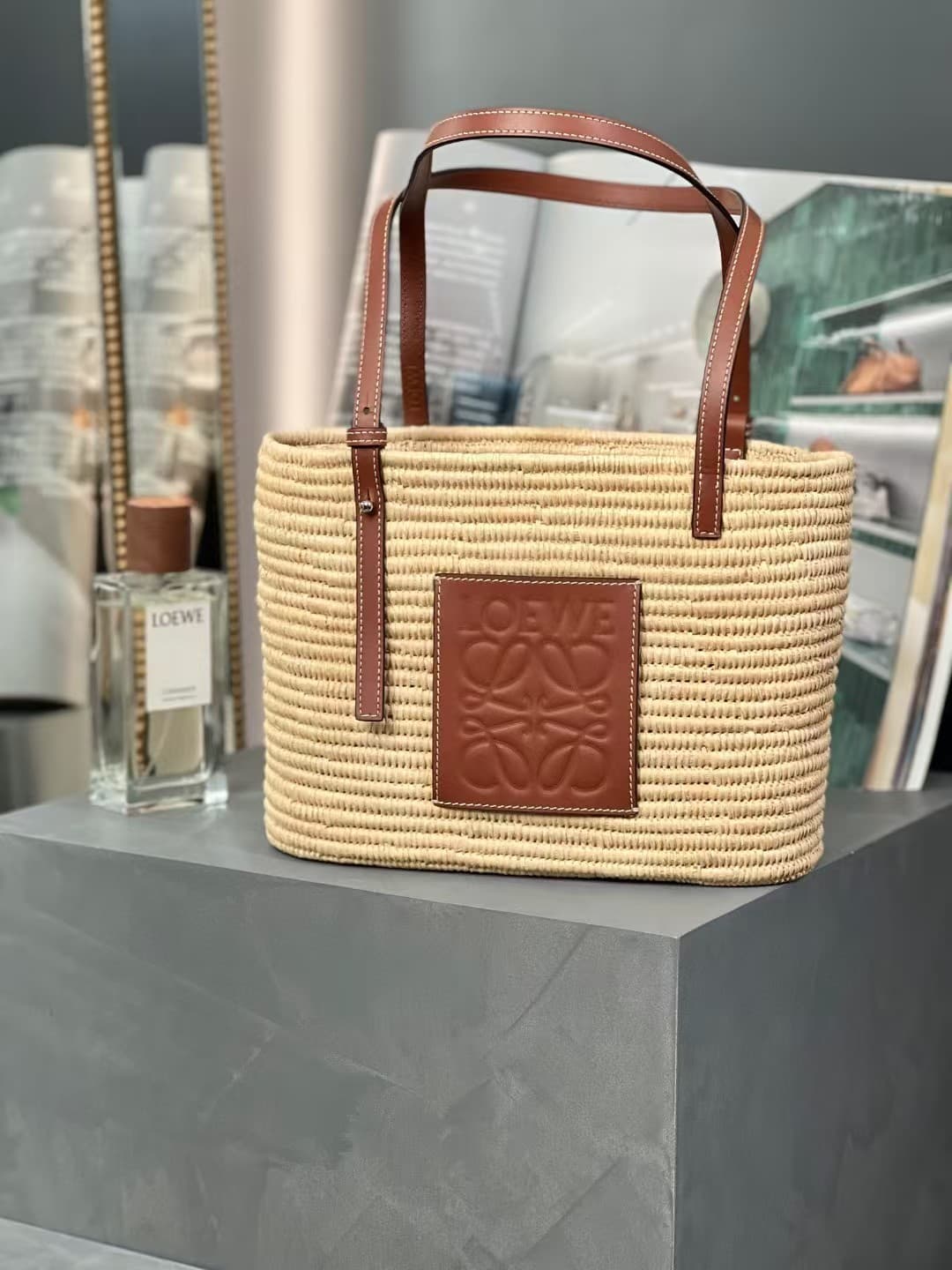 Loewe Paula's Ibiza Square Basket Bag High