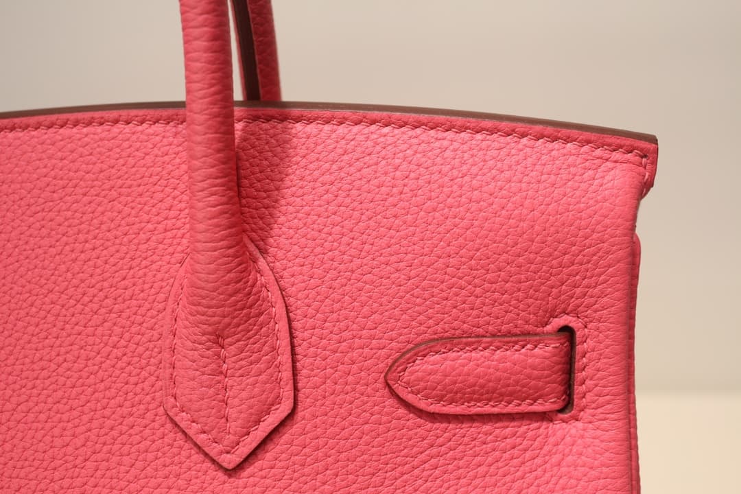 Hermes Birkin 25/30/35cm Bag Togo Leather In Rose ELipstick WAX High