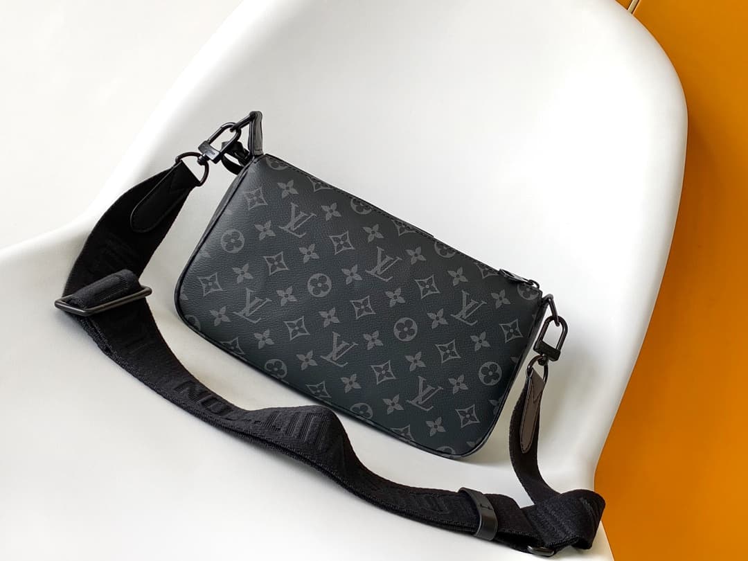 Louis Vuitton Pochette Accessoire XL Monogram Eclipse coated canvas M11741 High