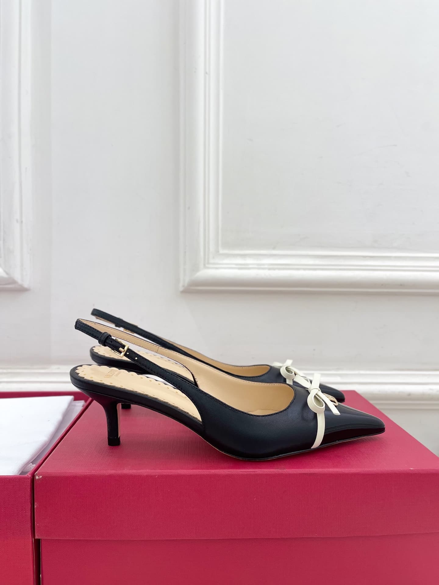 Valentino Bepointy Slingback Pump Shoes Low Women