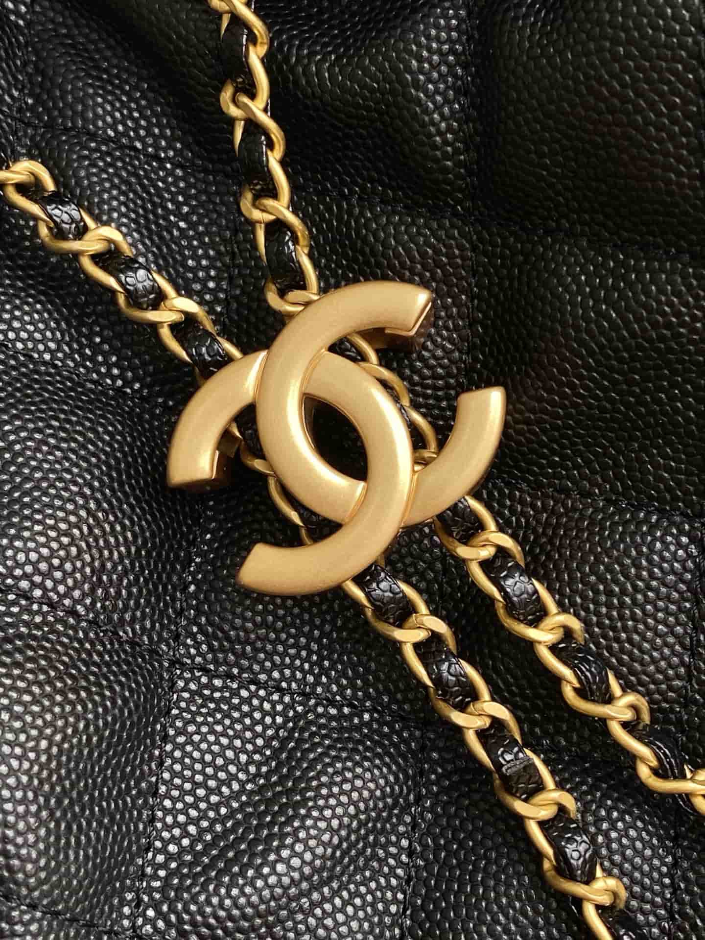 Chanel 25 Medium Hobo Medium handbag AS5311 Grained Calfskin & Gold-tone Metal Black A
