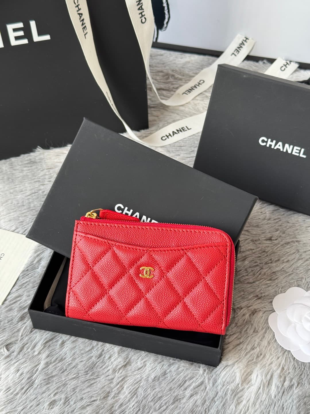Chanel Classic Zipped Card Holder AP3179 A