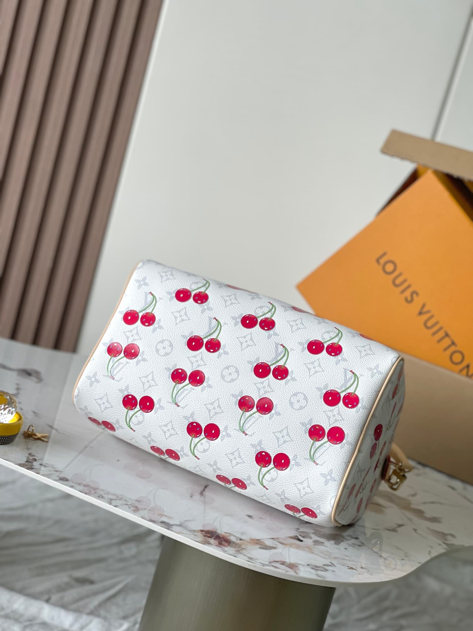 Louis Vuitton x Murakami Speedy Soft Bandoulière 30 Monogram cherry coated canvas M14238 TOP