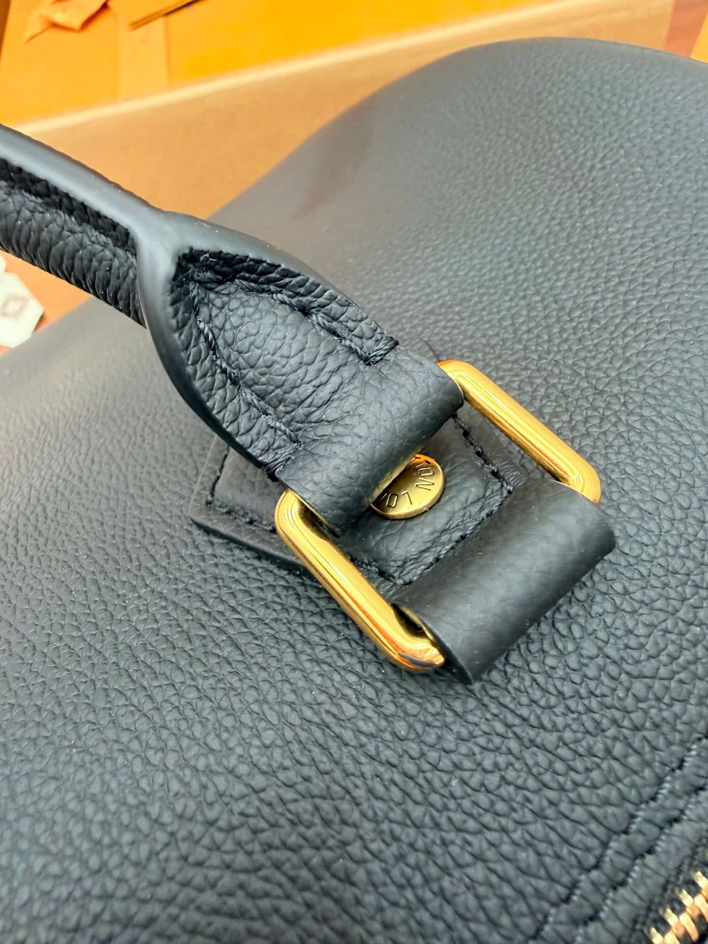 Louis Vuitton Speedy Soft 30 Low Key Black Grained Calf leather M24891 TOP
