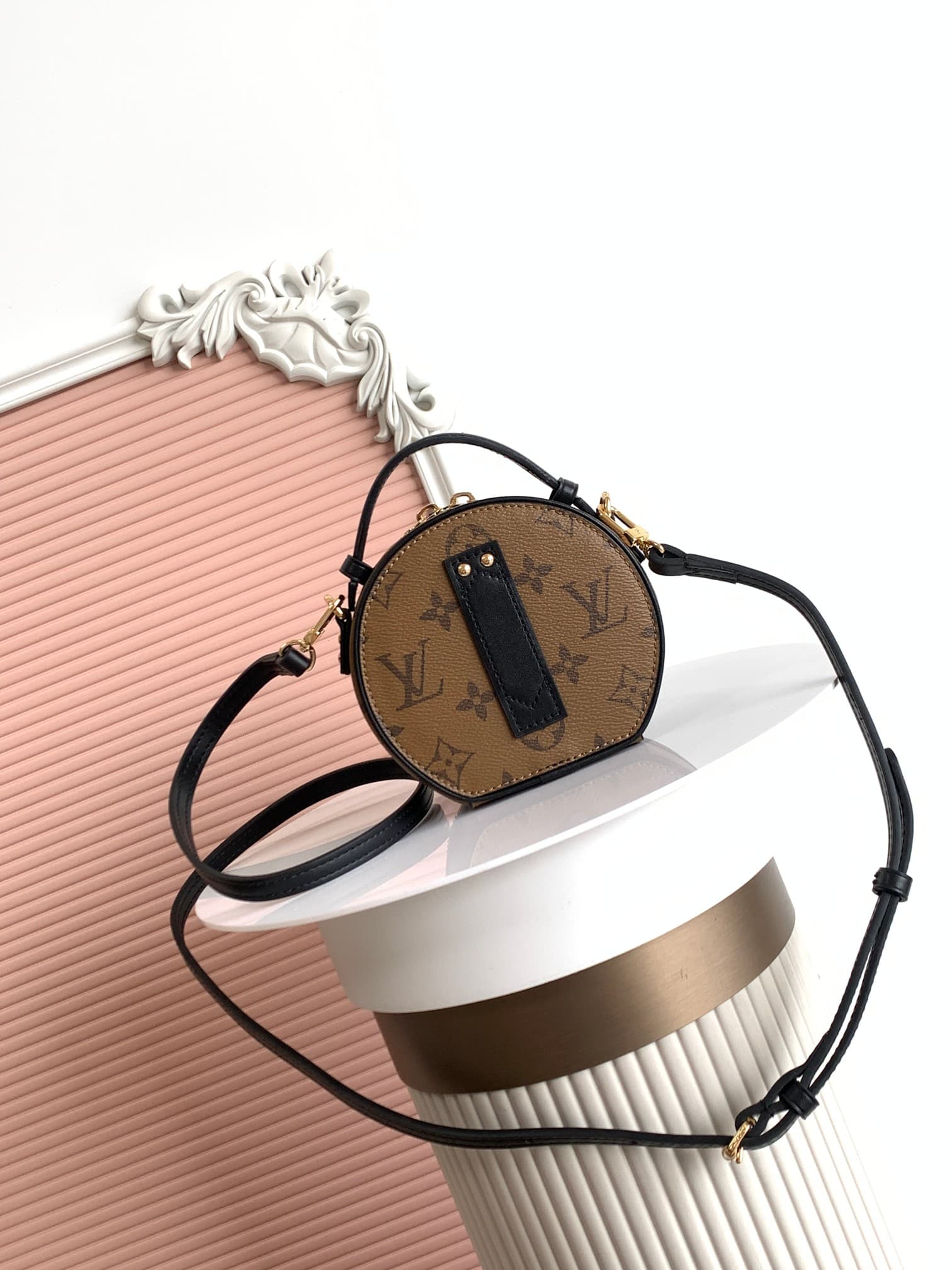 Louis Vuitton Mini Boite Chapeau Monogram Reverse coated canvas M68276 High