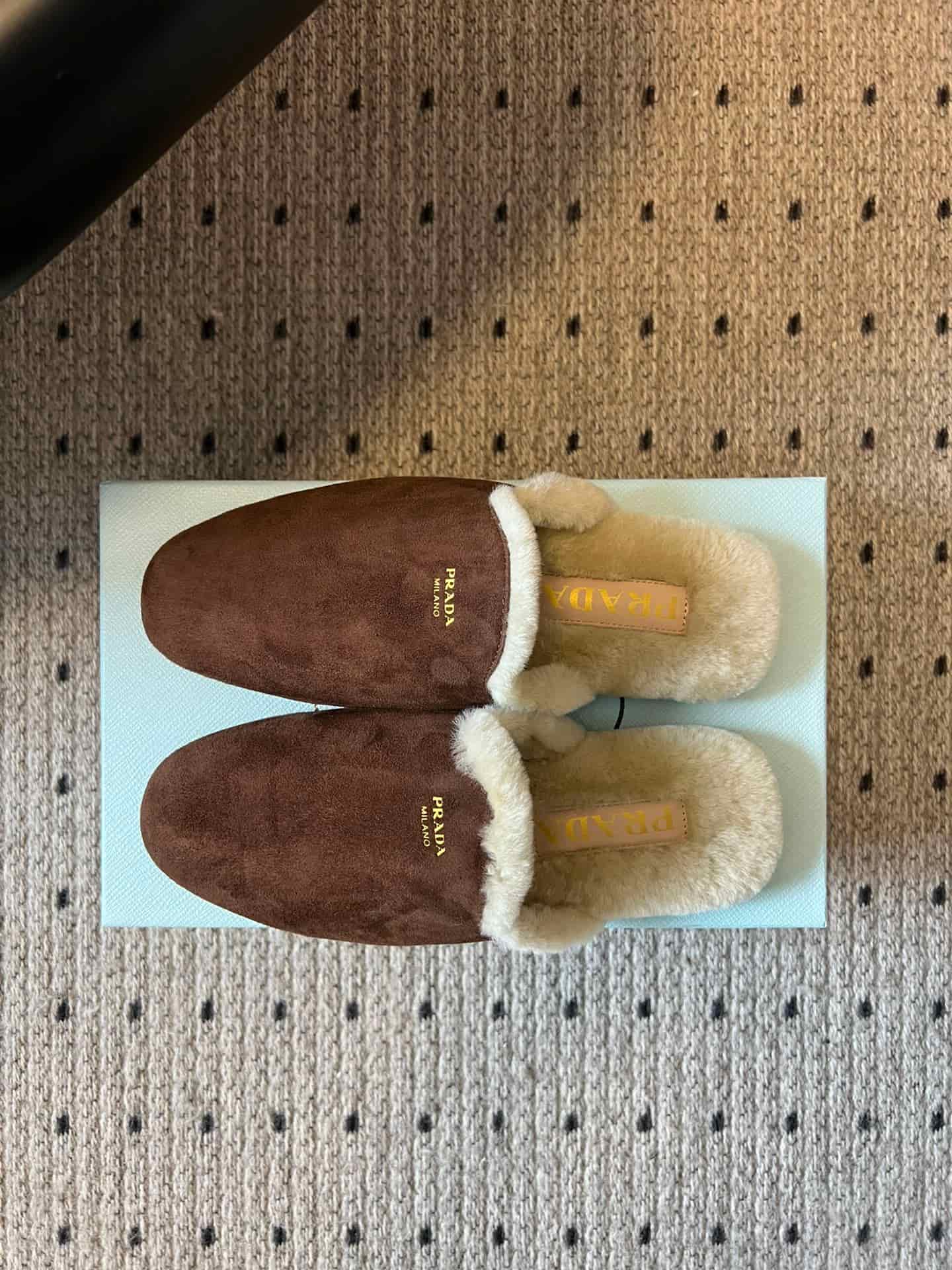 Prada  shearling mules Women