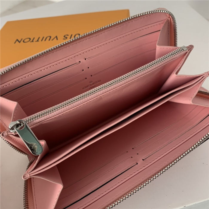 Louis Vuitton ZIPPY WALLET Mahina Magnolia Pink High