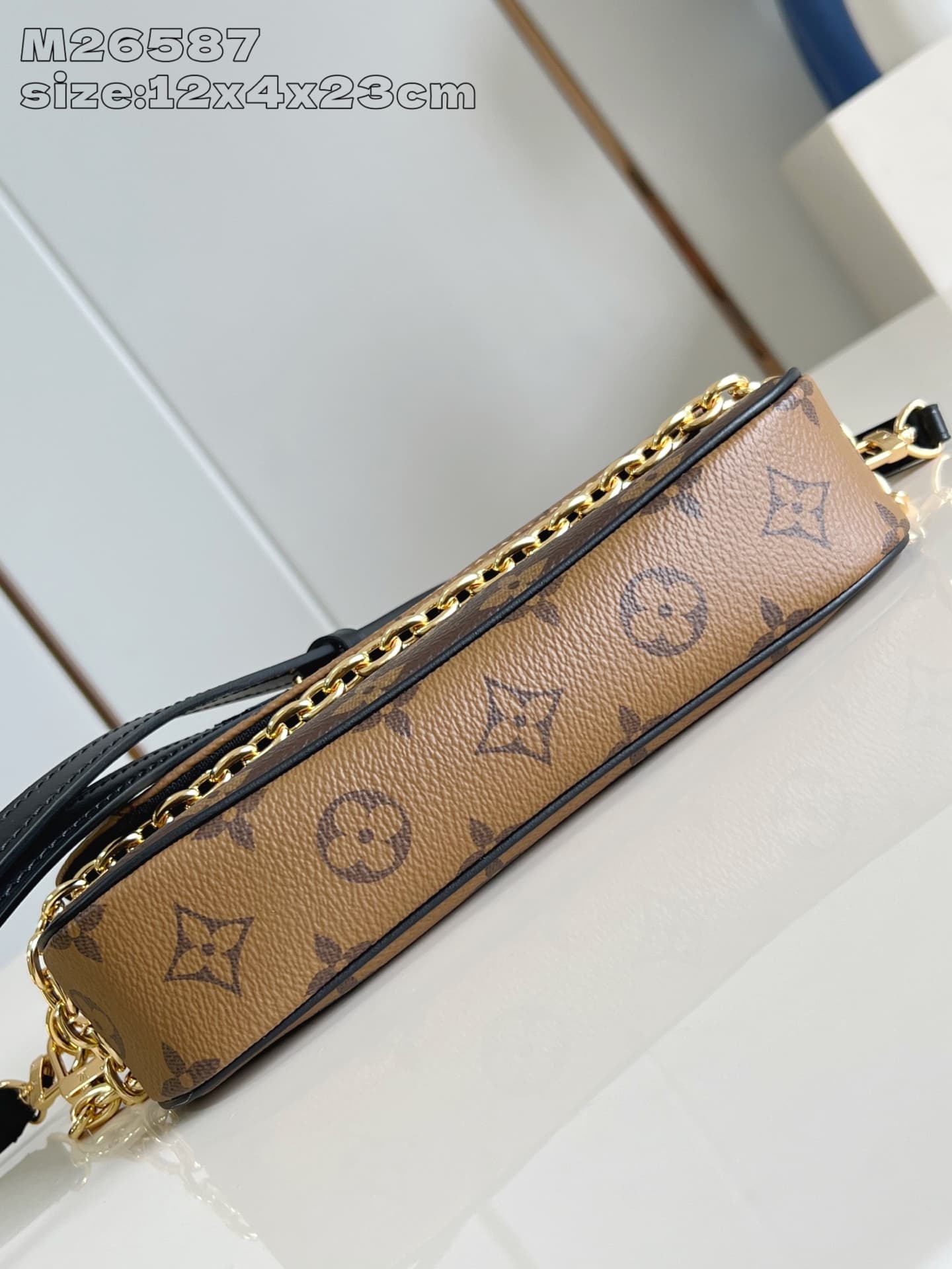 Louis Vuitton Wallet On Chain Ivy Monogram Reverse coated canvas M26587 High