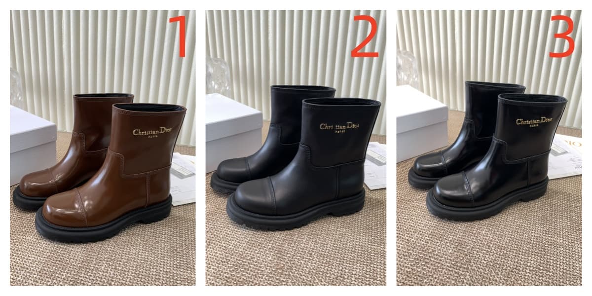 Dior Leather Boots Shoes Women