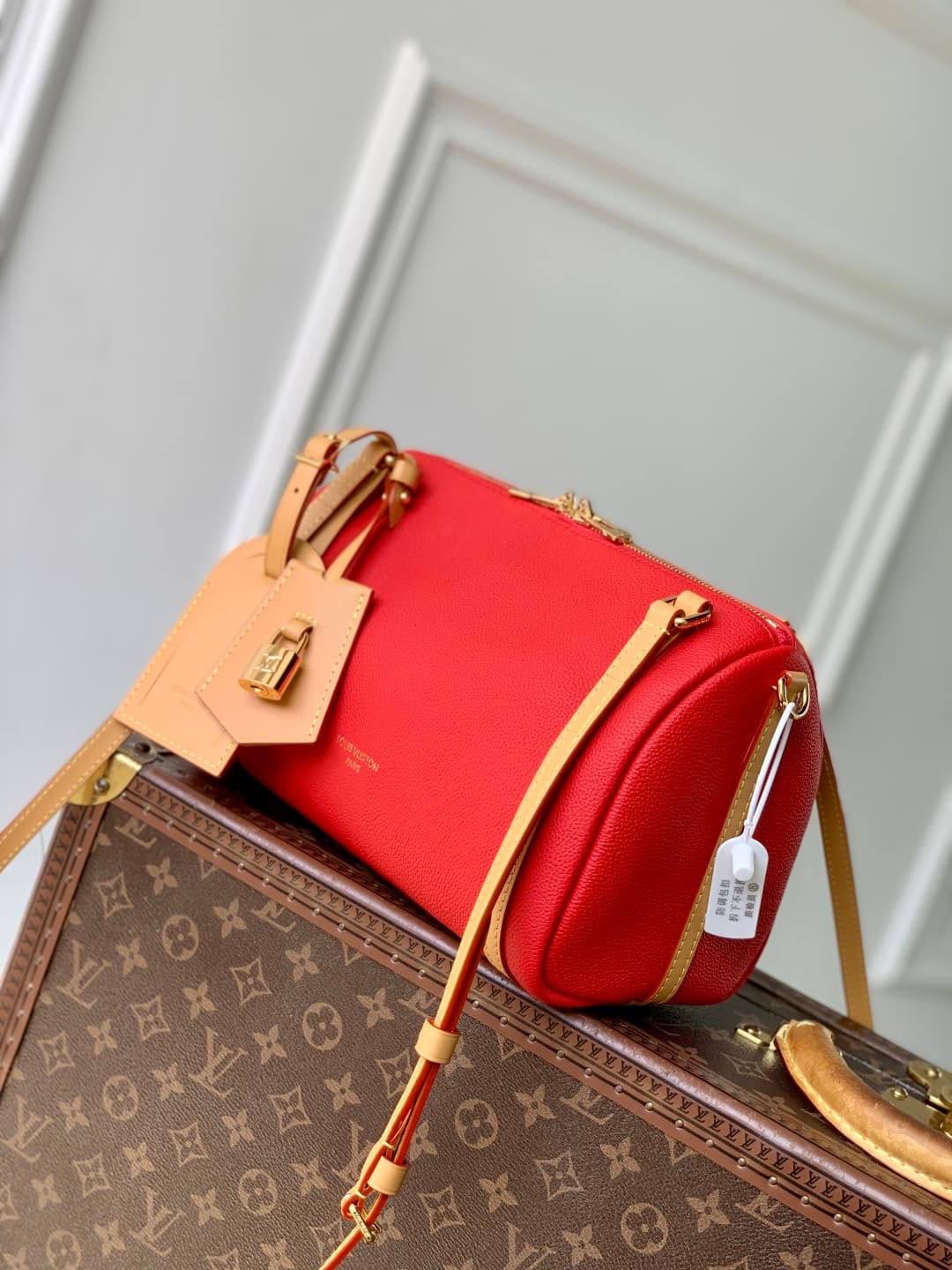 Louis Vuitton Express PM Calfskin leather Red M26905 High