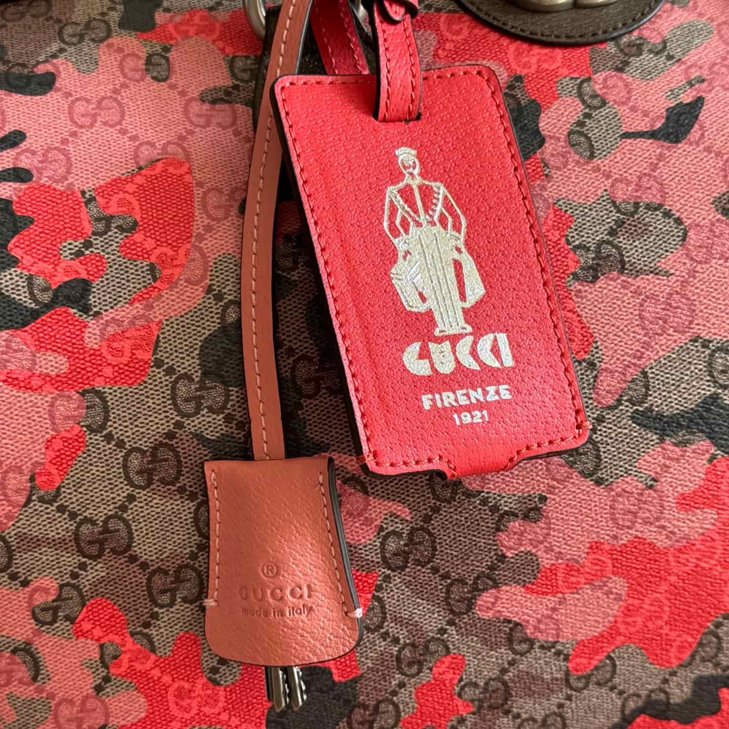 Gucci GG Camouflage Luggage duffle bags 834460 High