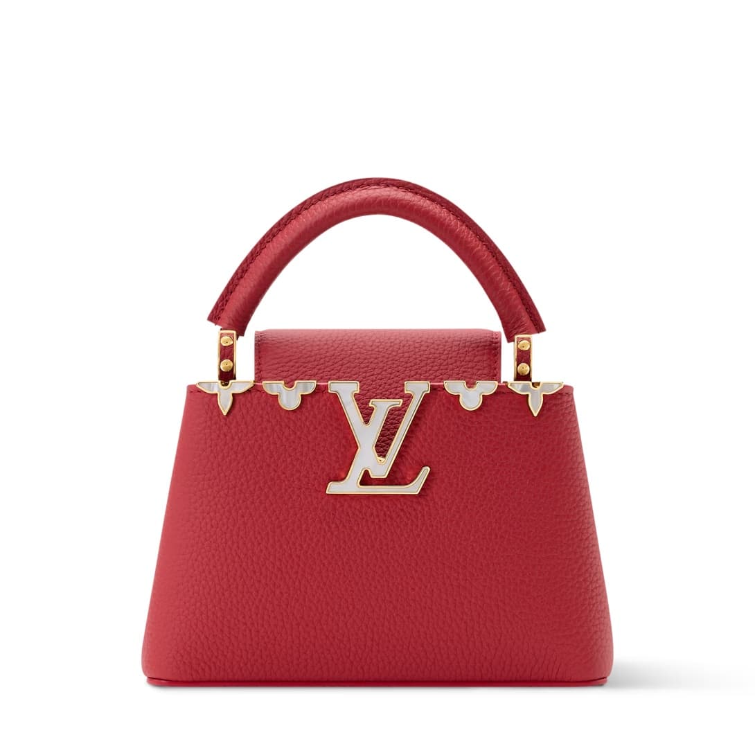 Louis Vuitton Capucines Mini Lipstick Red Taurillon leather M28999 TOP