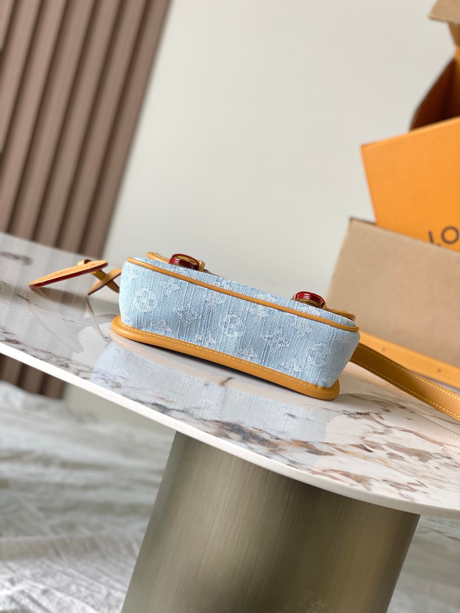 Louis Vuitton Nano Diane bag Monogram Denim Blue M2A647 TOP