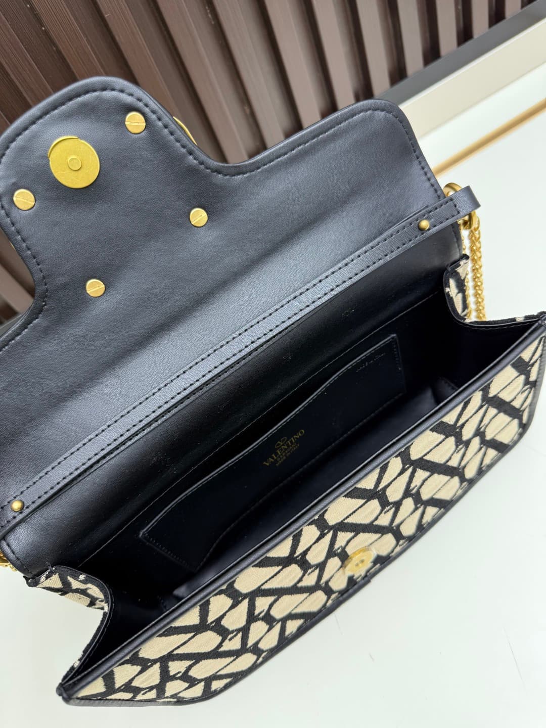Valentino VLogo Garavani Loco Shoulder Bag in Toile Iconographe High
