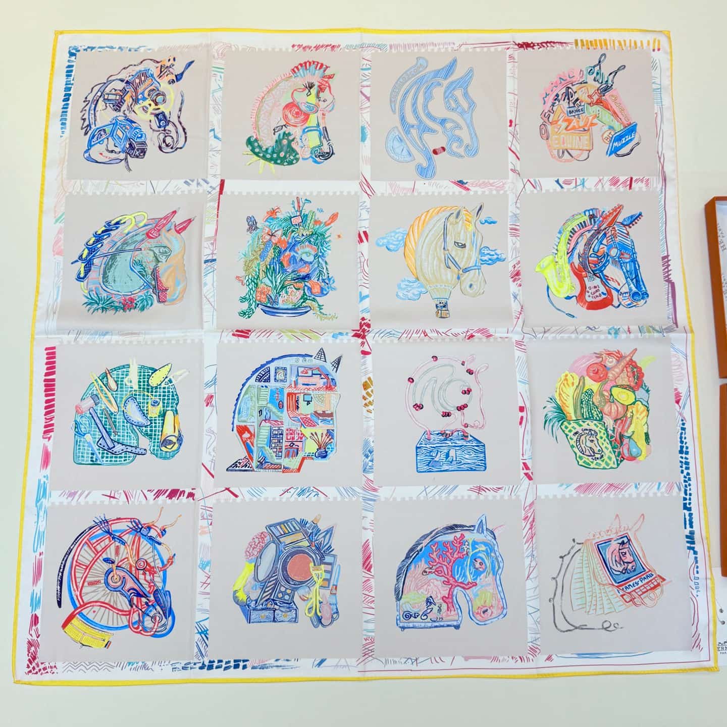 Hermes Chevaloscope Scarf 90