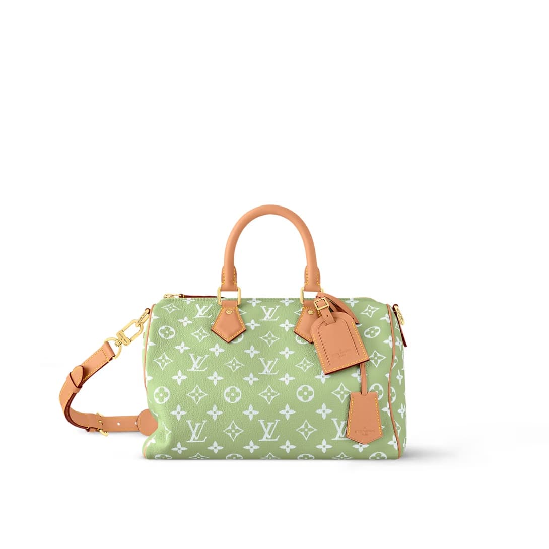 Louis Vuitton Speedy P9 Bandoulière 30 Frozen Lime Calf leather M14064 TOP