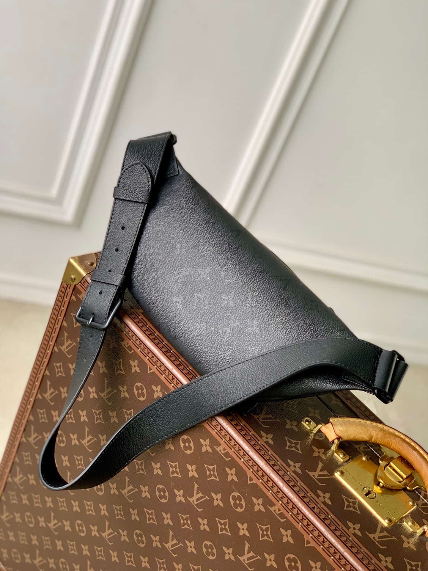 Louis Vuitton Rush Bumbag Black Monogram Midnight coated canvas M26763 High
