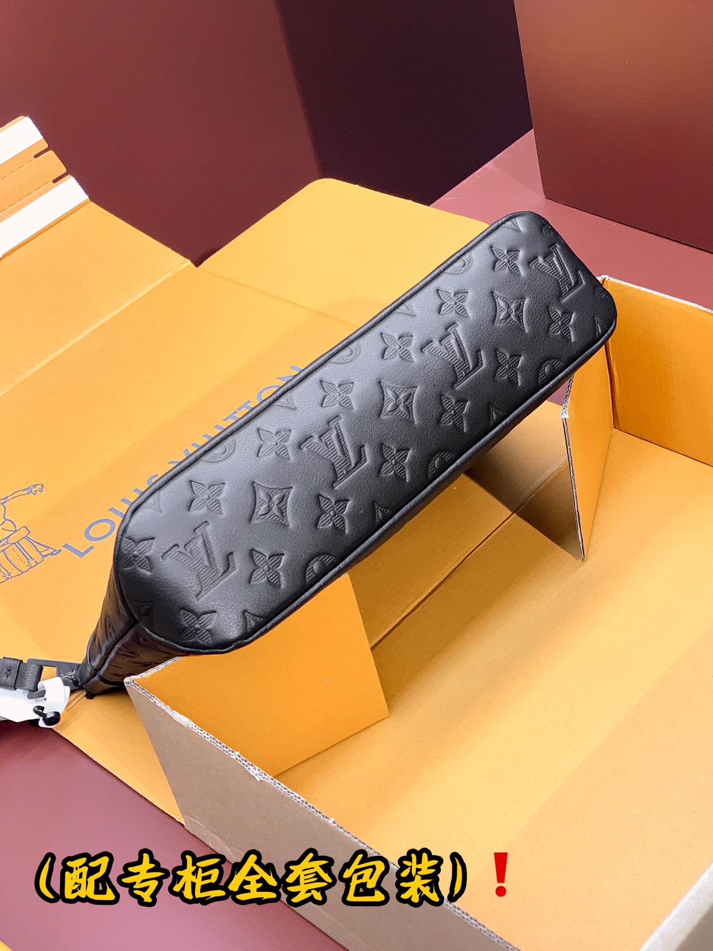 Louis Vuitton Pochette Voyage Souple Monogram Shadow calf leather M82545 High