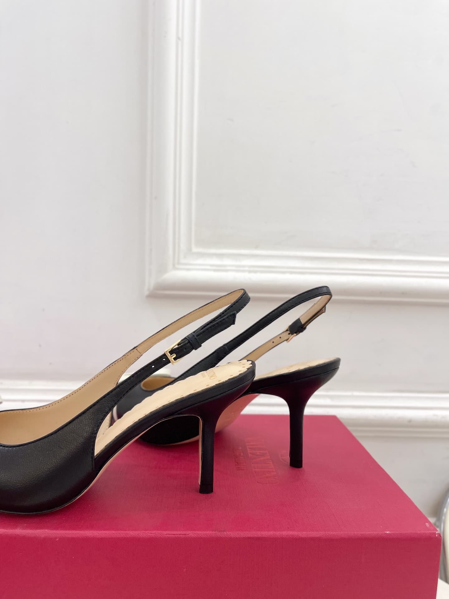 Valentino Bepointy Slingback Pump Shoes High Women
