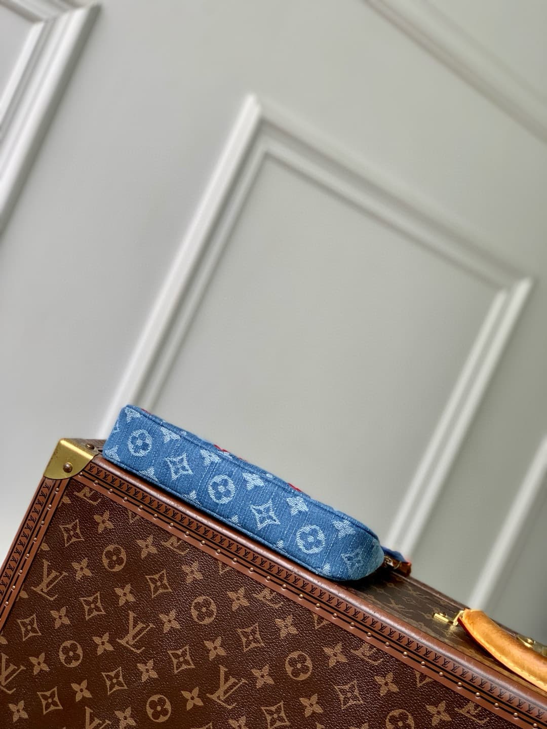 Louis Vuitton x TM Pochette Accessoires Monogram cherry denim M13994 High