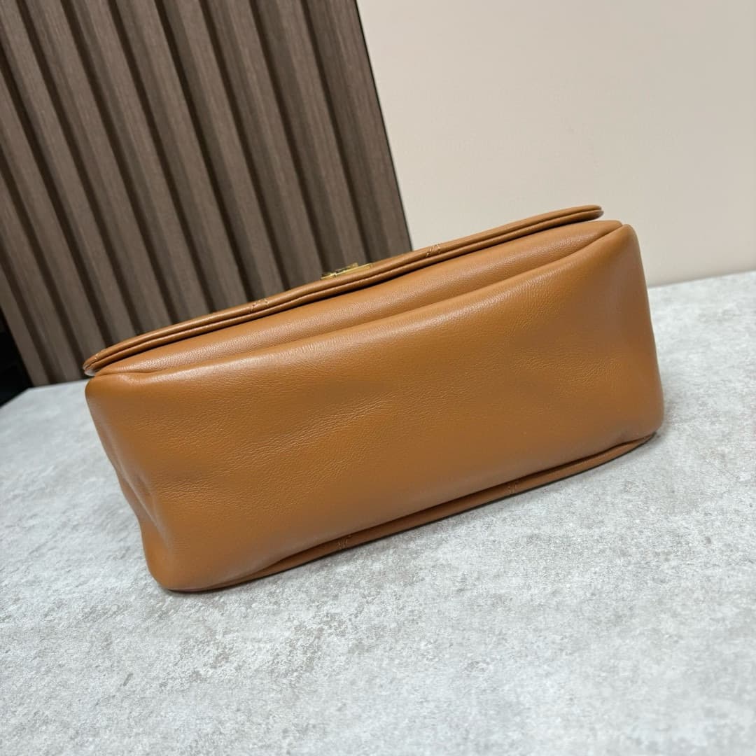 Saint Laurent Jamie 4.3 Shoulder Bag in Brown Leather 763475 High