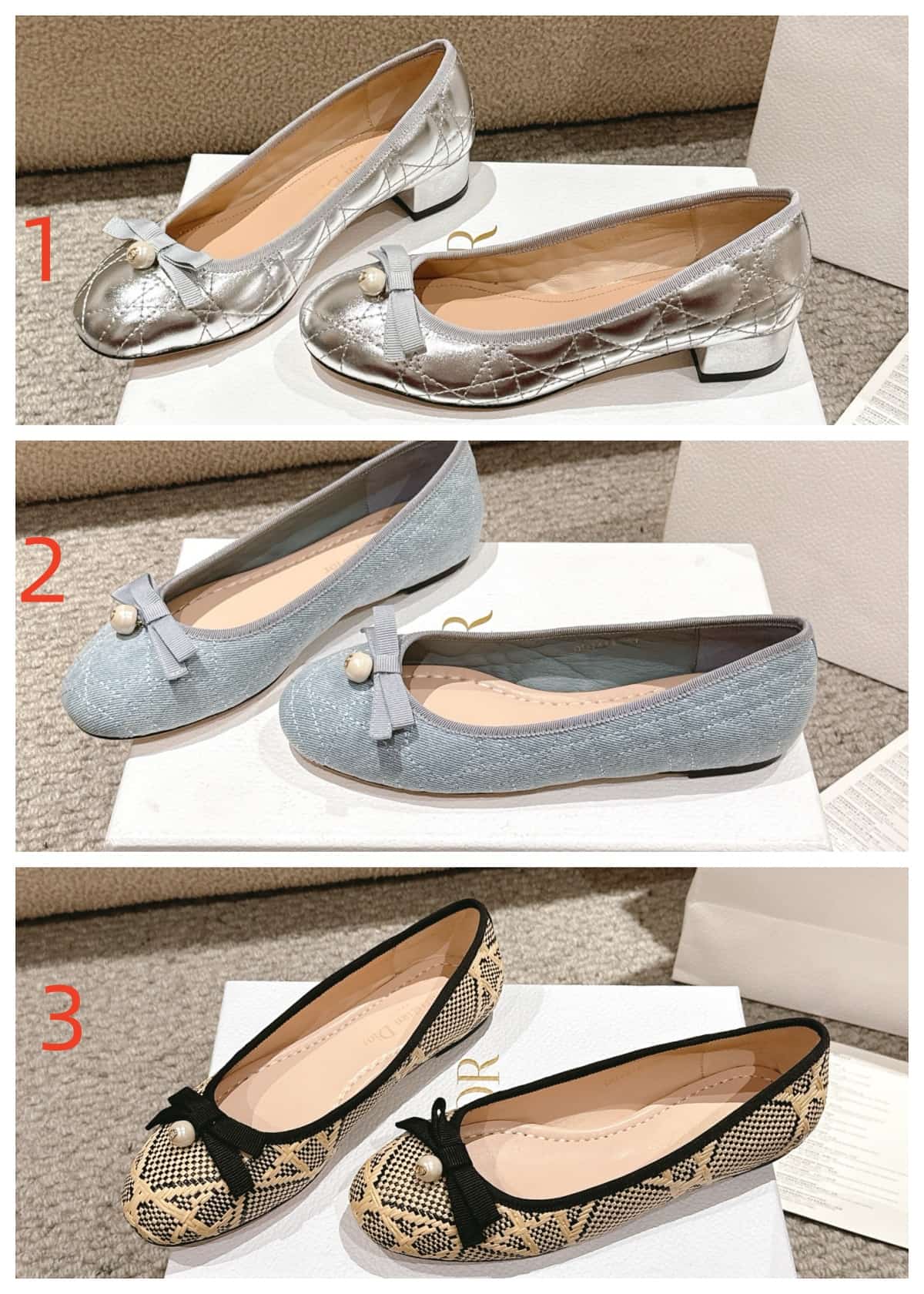 Dior Ballet Flat  Shoes Women