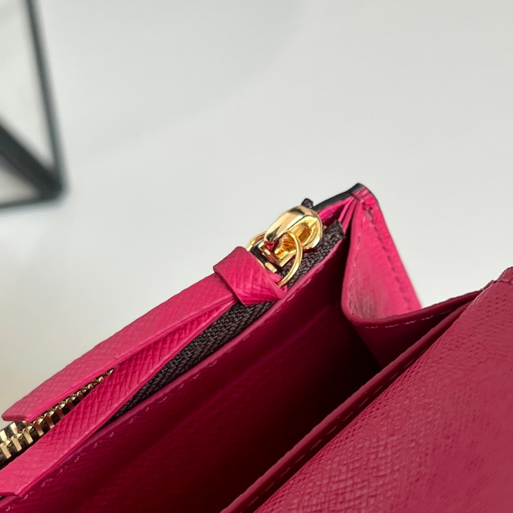 Louis Vuitton Monogram Canvas & Leather Rosalie Coin Purse M62361 Rose Red High