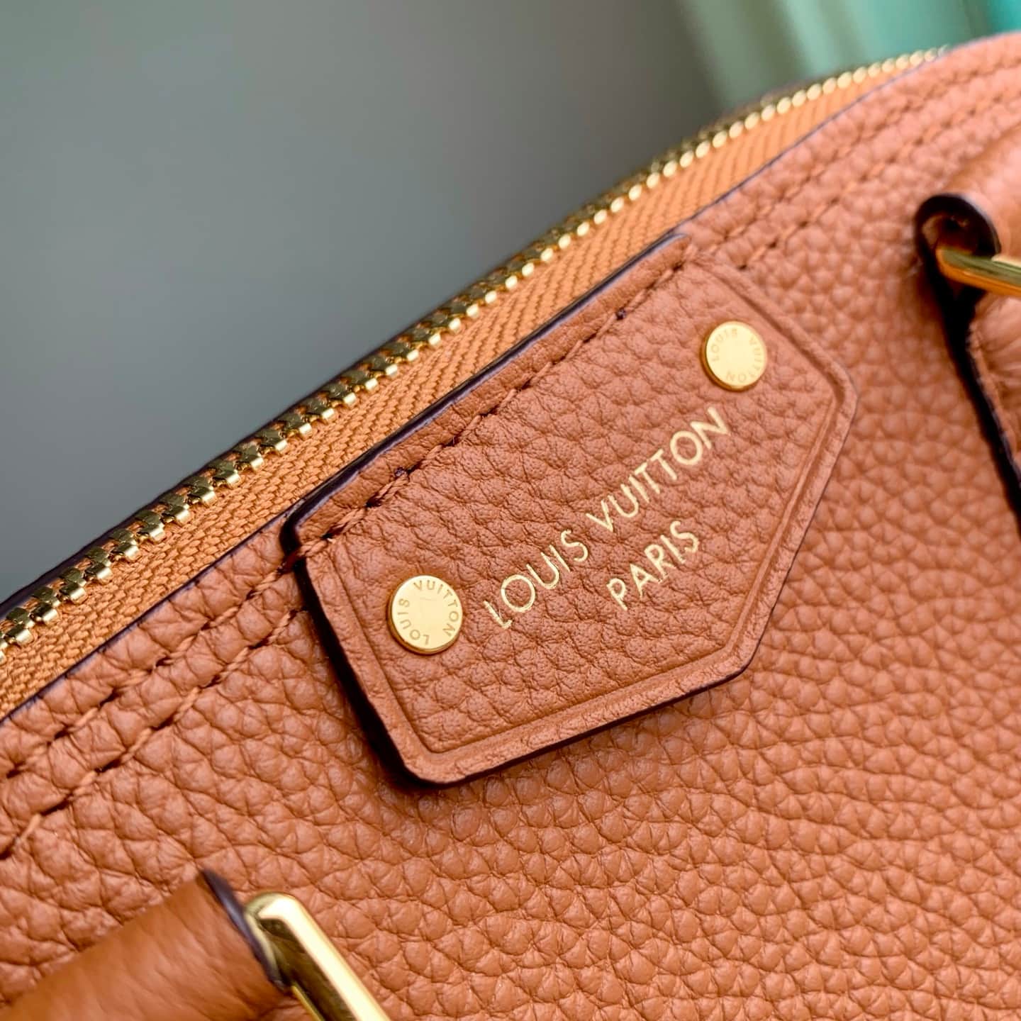 Louis Vuitton Alma Trunk BB Tan Calfskin leather M29091 High