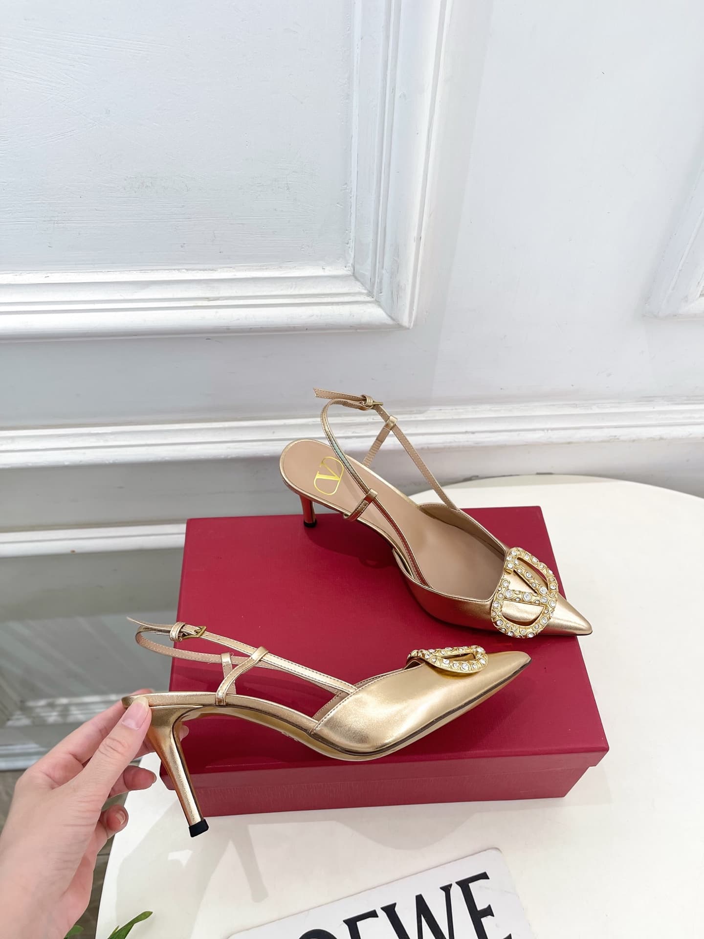 Valentino Garavani VLogo Signature Slingback Pumps