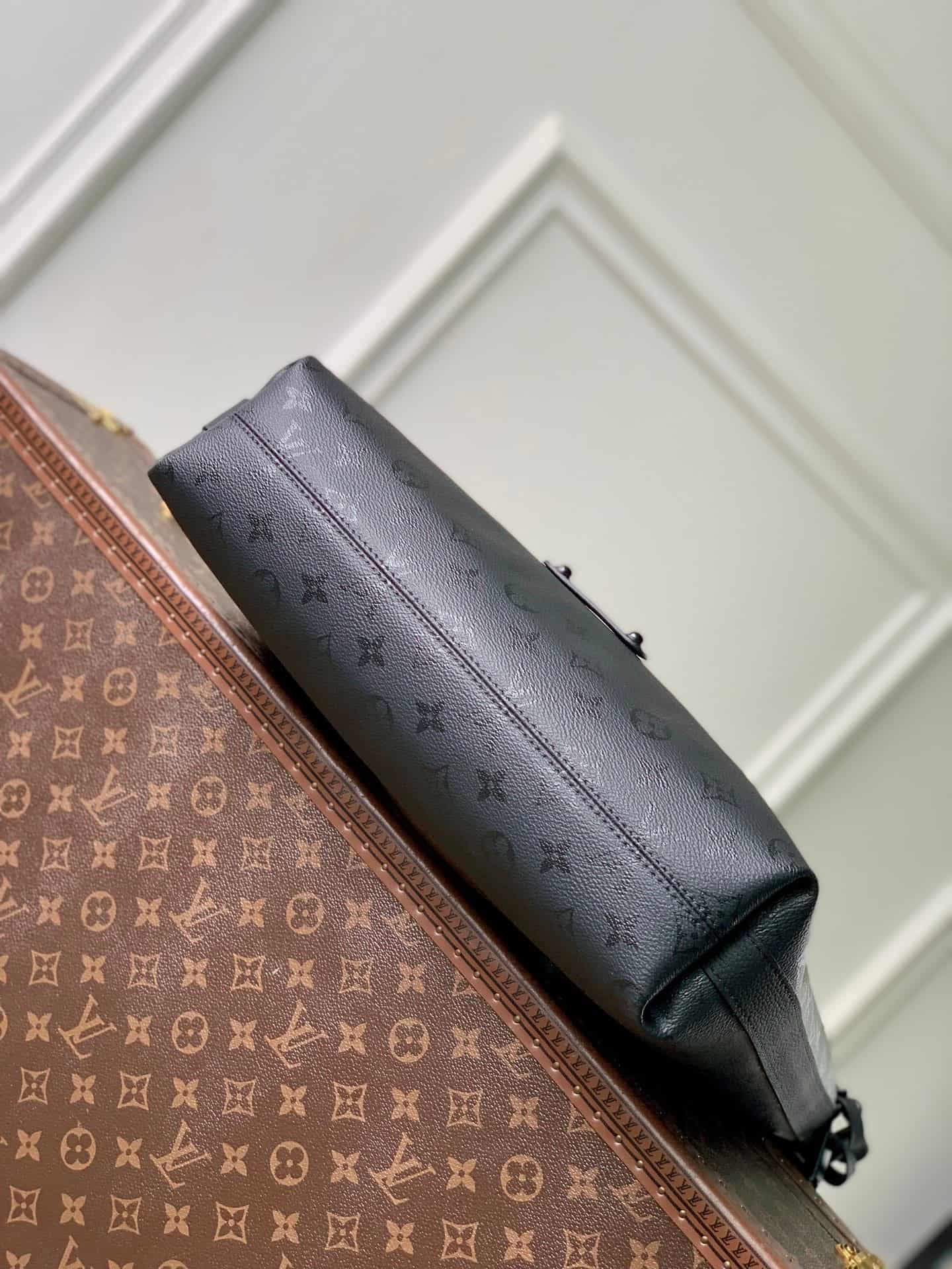 Louis Vuitton Vagabon Hobo Black Monogram Midnight coated canvas M27856 High
