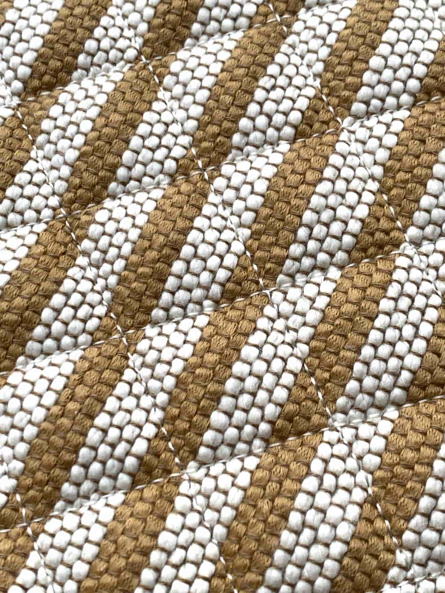Chanel Zipped Case Printed Fabric & Gold-Tone Metal Beige & White AS4988 A