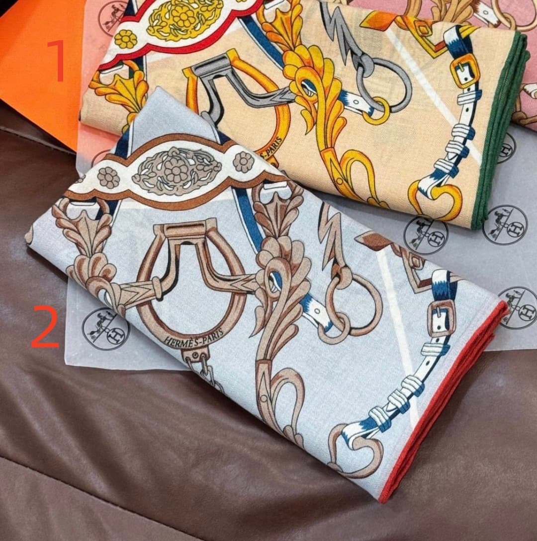 Hermes Brides et Destin silk scarf
