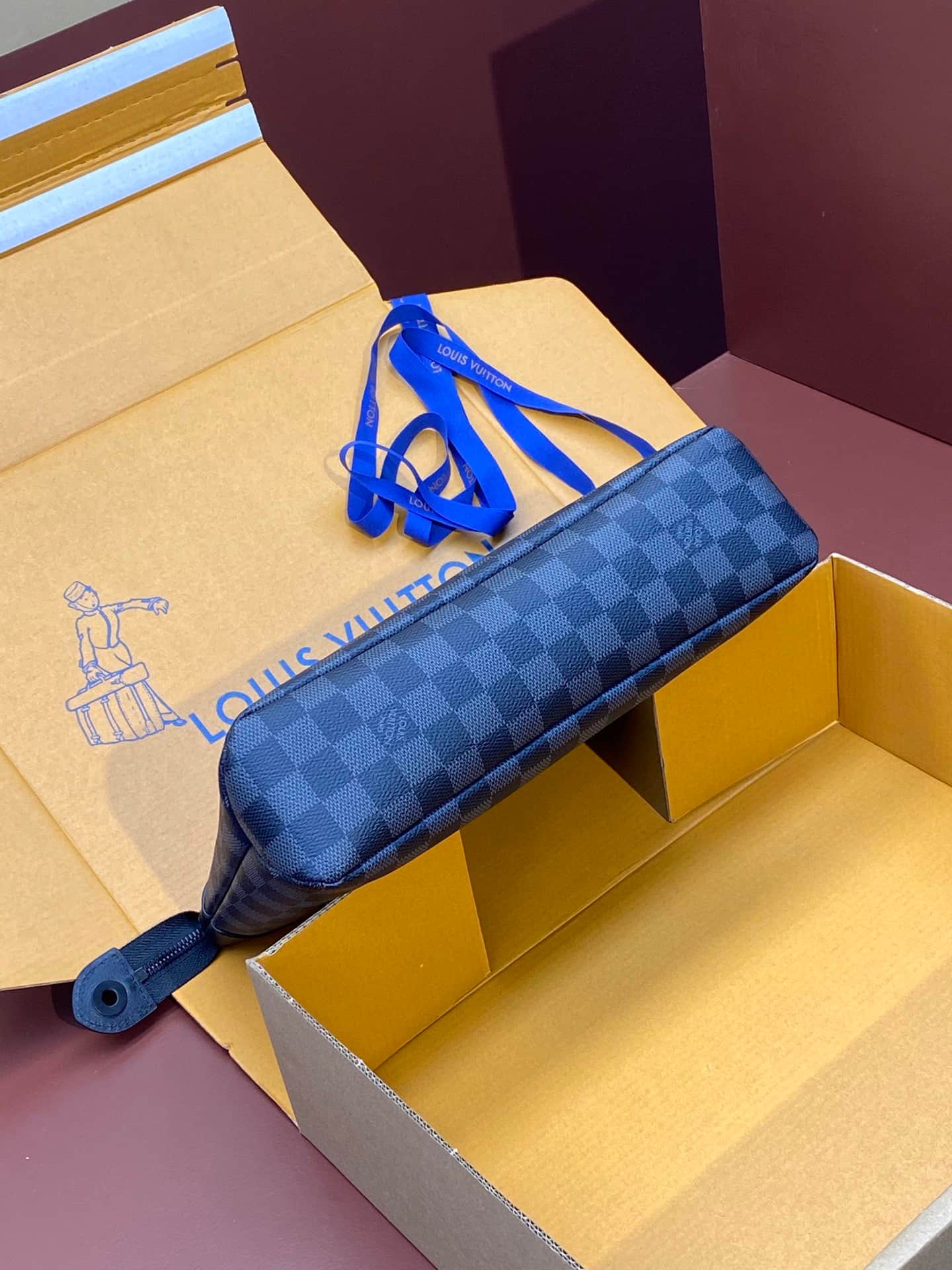 Louis Vuitton Pochette Voyage Souple Damier Ebene coated canvas M82545 High