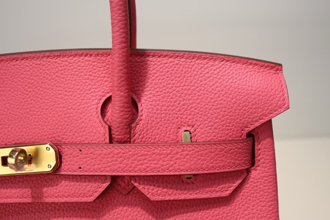 Hermes Birkin 25/30/35cm Bag Togo Leather In Rose ELipstick WAX High