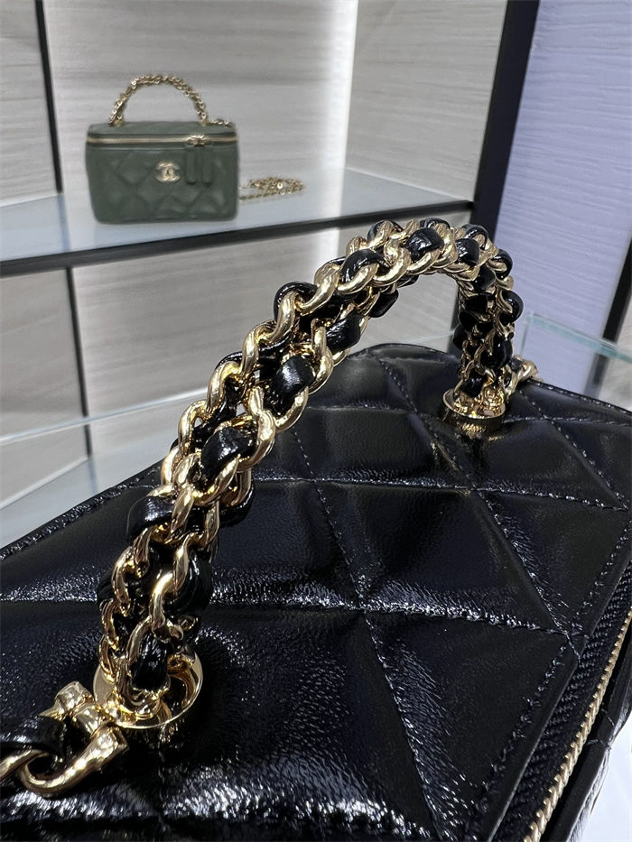 Chanel CLUTCH WITH CHAIN AP4168 Shiny Lambskin & Gold-Tone Metal Black High