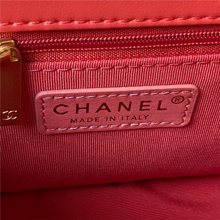 Chanel MINI FLAP BAG Calfskin AS4263 Red A