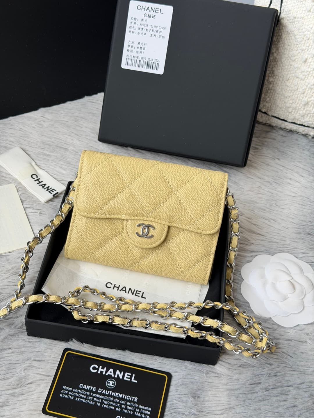 Chanel Classic Flap Wallet AP0238 A