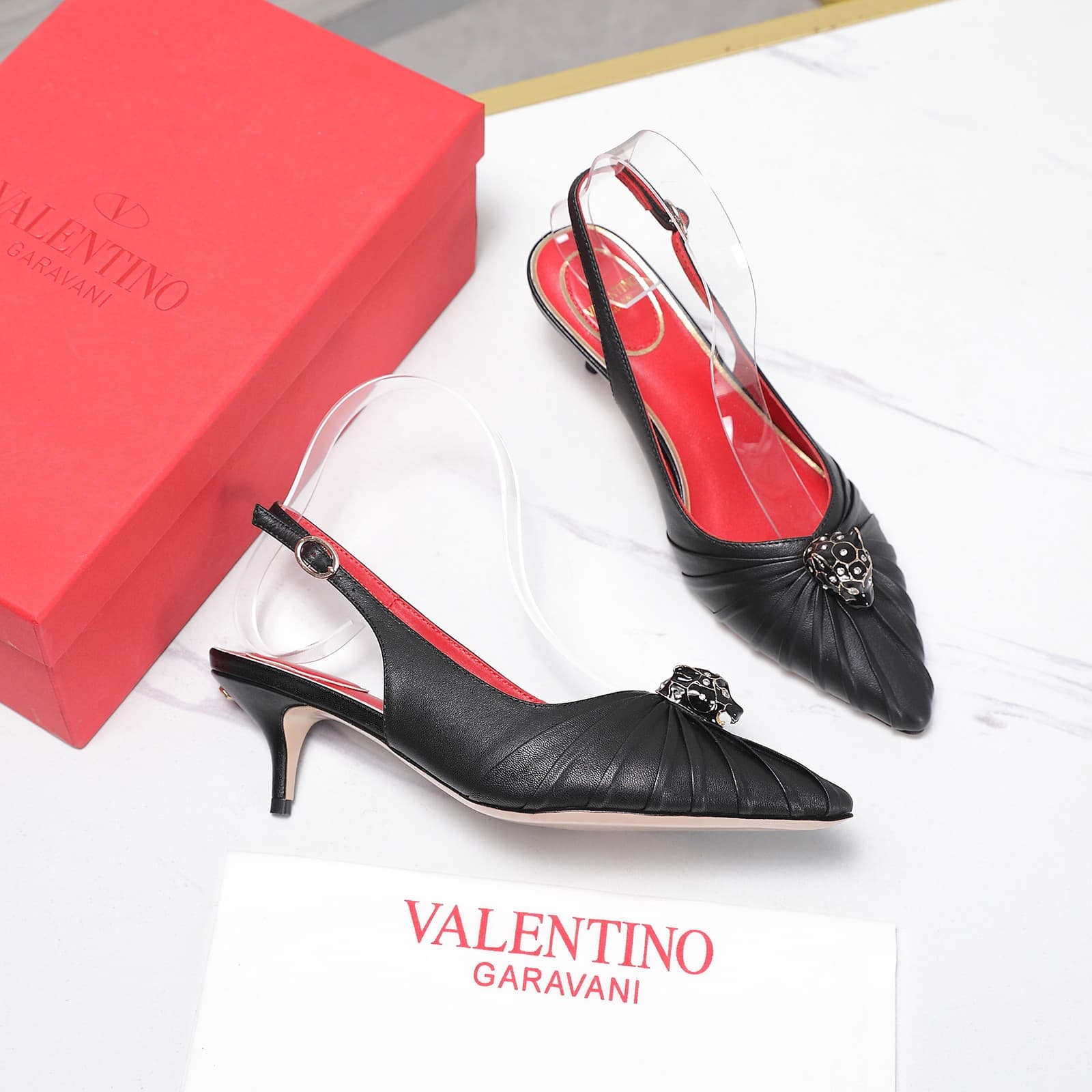 Valentino Garavani Panthea Goatskin Pumps Women