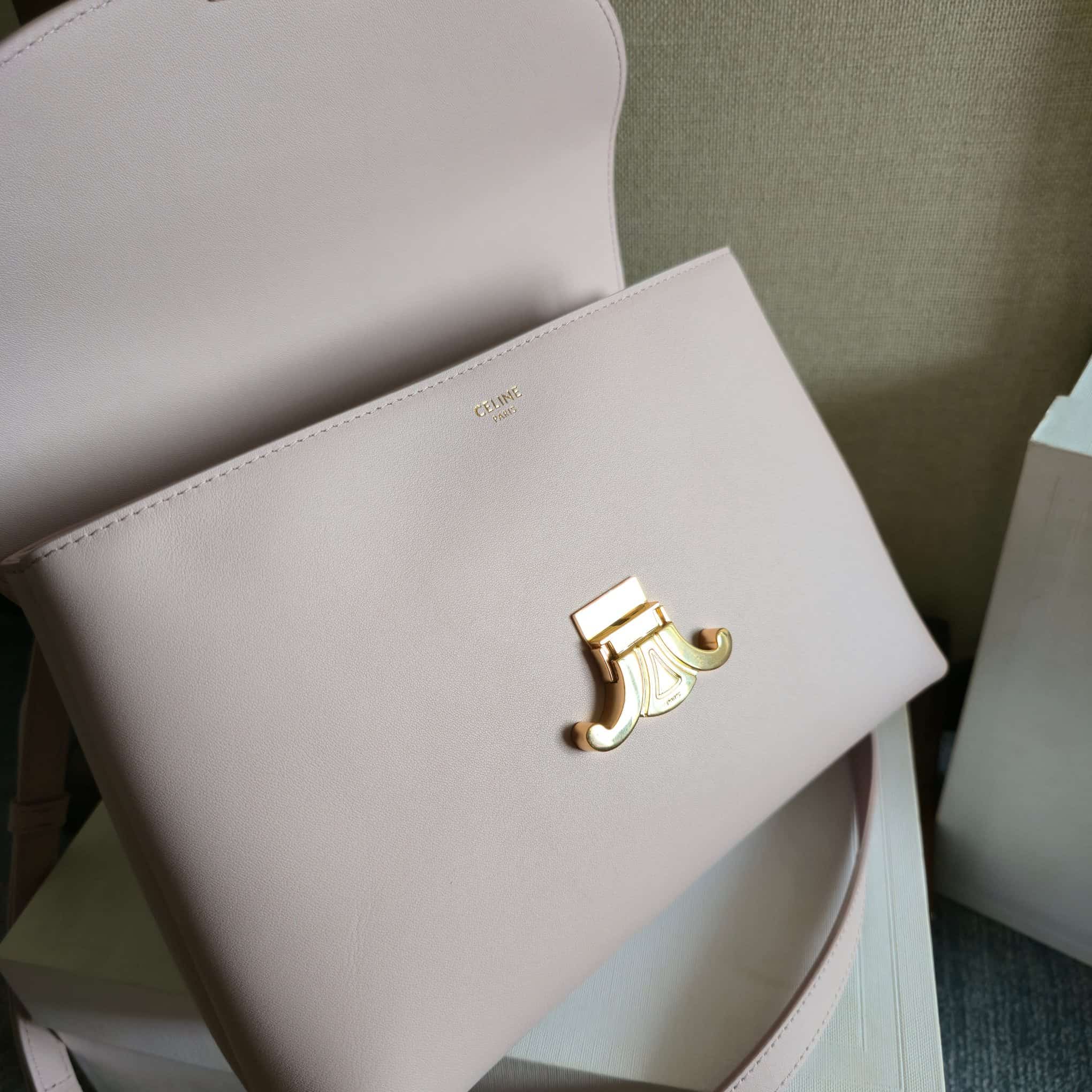 Celine Small Nino bag in Light Pink Supple Calfskin High