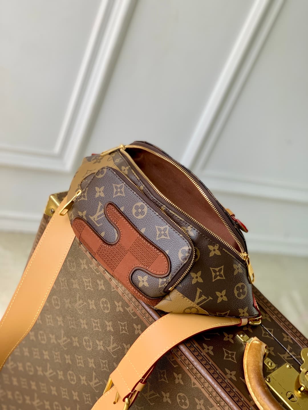 Louis Vuitton Rush Bumbag Monogram Landscape coated canvas M15271 Brown High