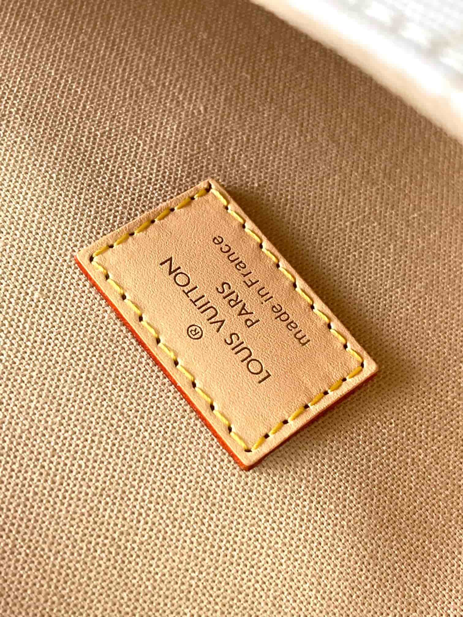 Louis Vuitton Saumur BB Mastic Cream Polyamide M12327 TOP