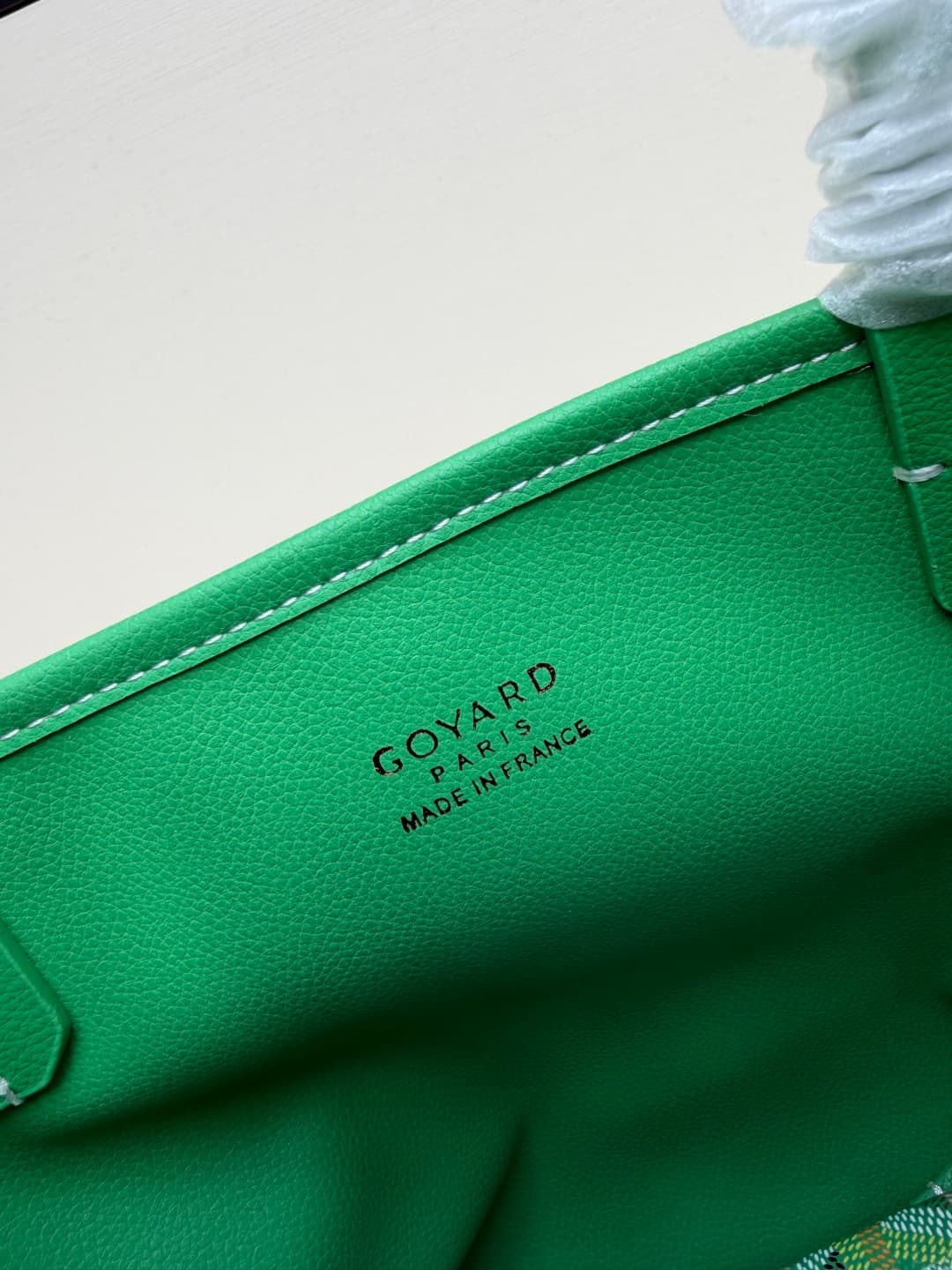 Goyard Anjou Mini Bag in green Goyardine canvas Mid