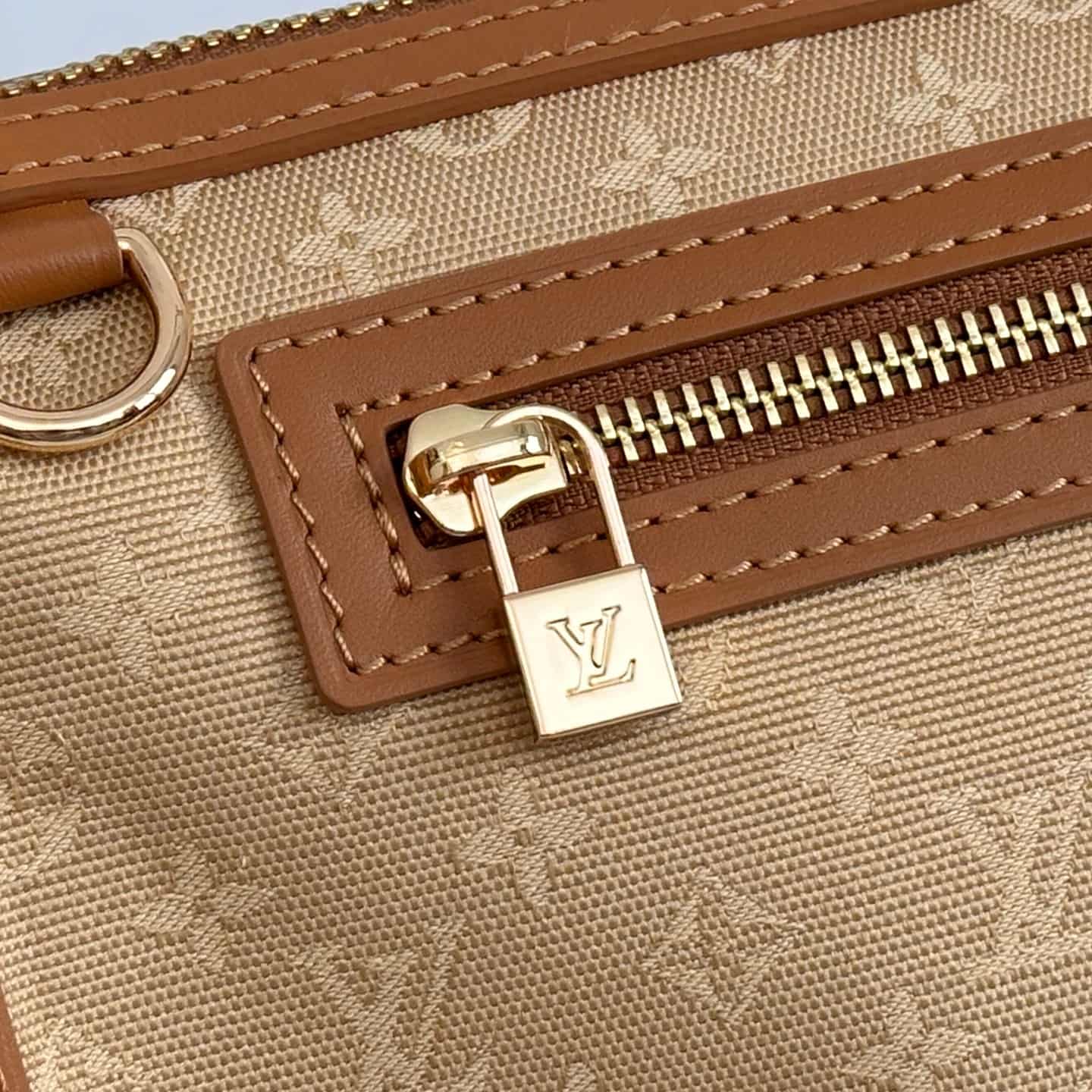 Louis Vuitton Mini Lin Pochette Kathleen Monogram Canvas Yellow M92333 High