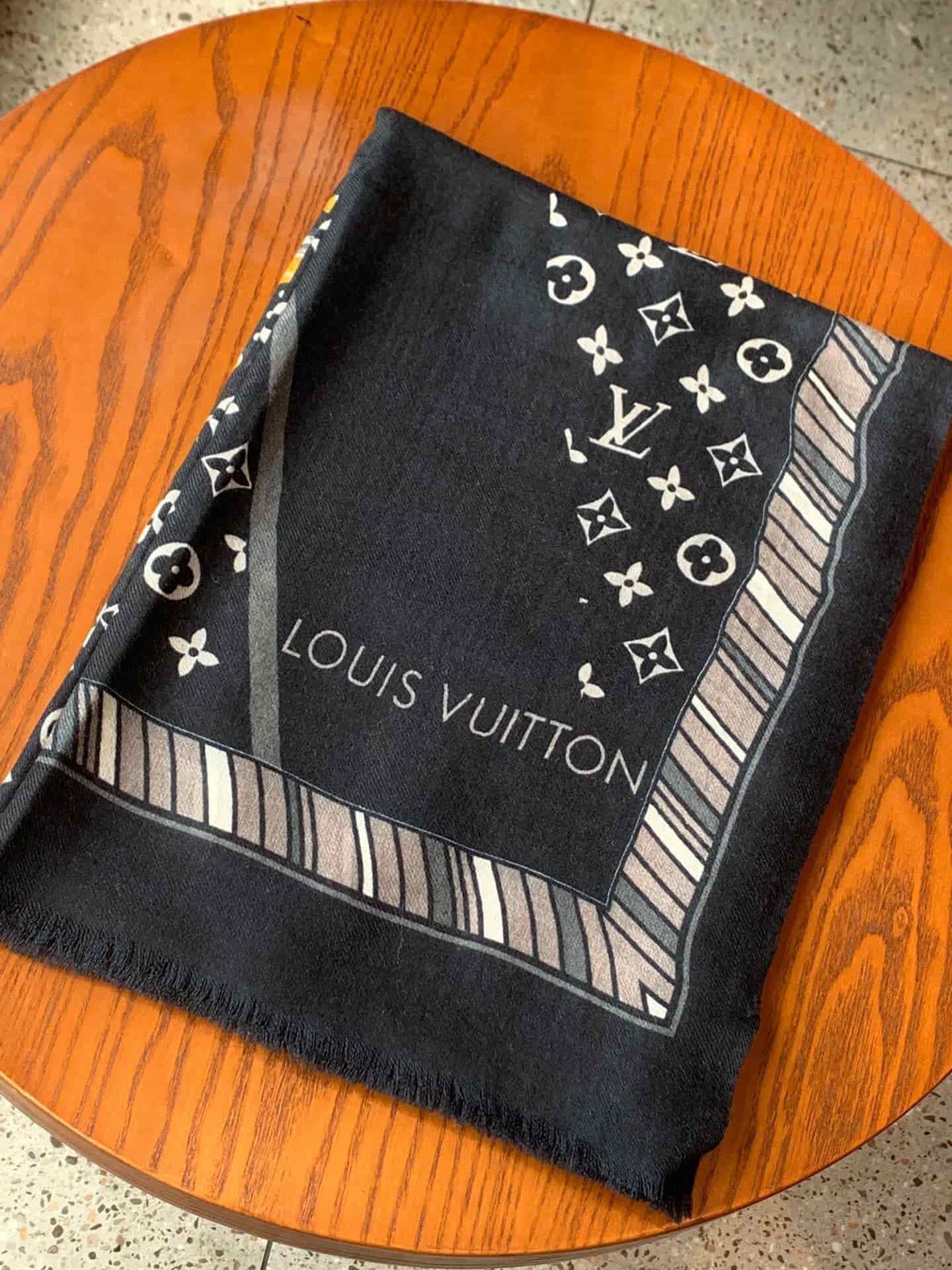 Louis Vuitton Monogram Lets Go Square Scarf