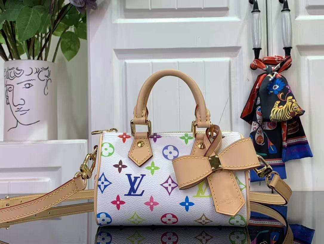 Louis Vuitton x Murakami NANO SPEEDY Monogram coated canvas M13391 High