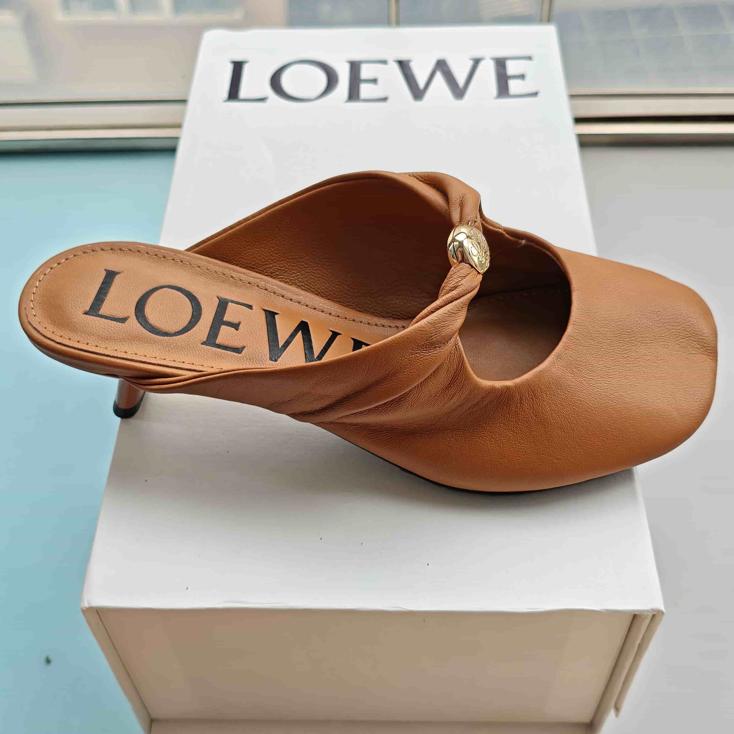 LOEWE Pebble Soft mule in nappa