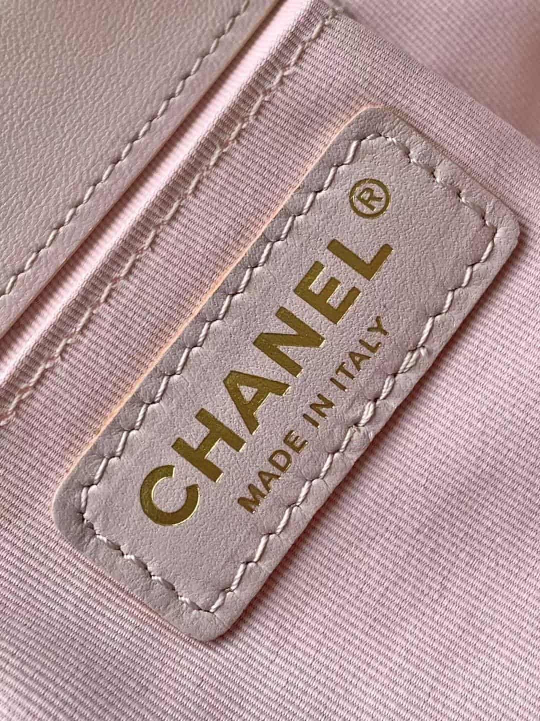 Chanel Small Quilted Duma Backpack Lambskin AS2908 Pink A